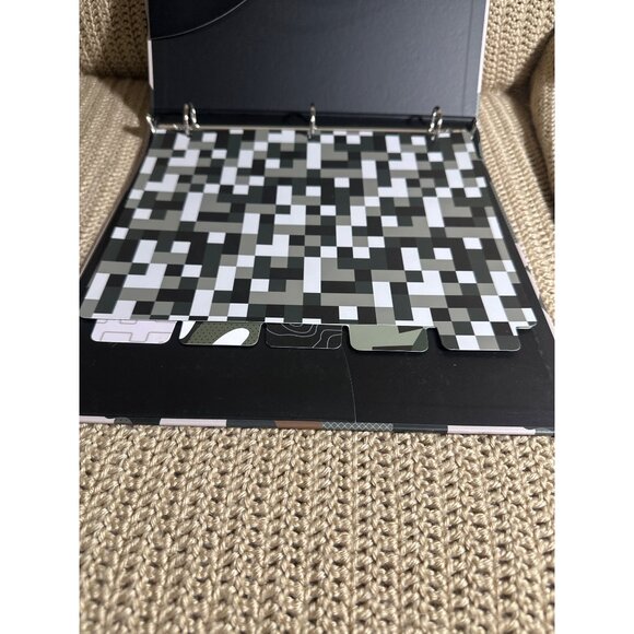 U Brands 1" Binder Set Modern Camo w/ 5 Tab Dividers Set School Work - Picture 7 of 7